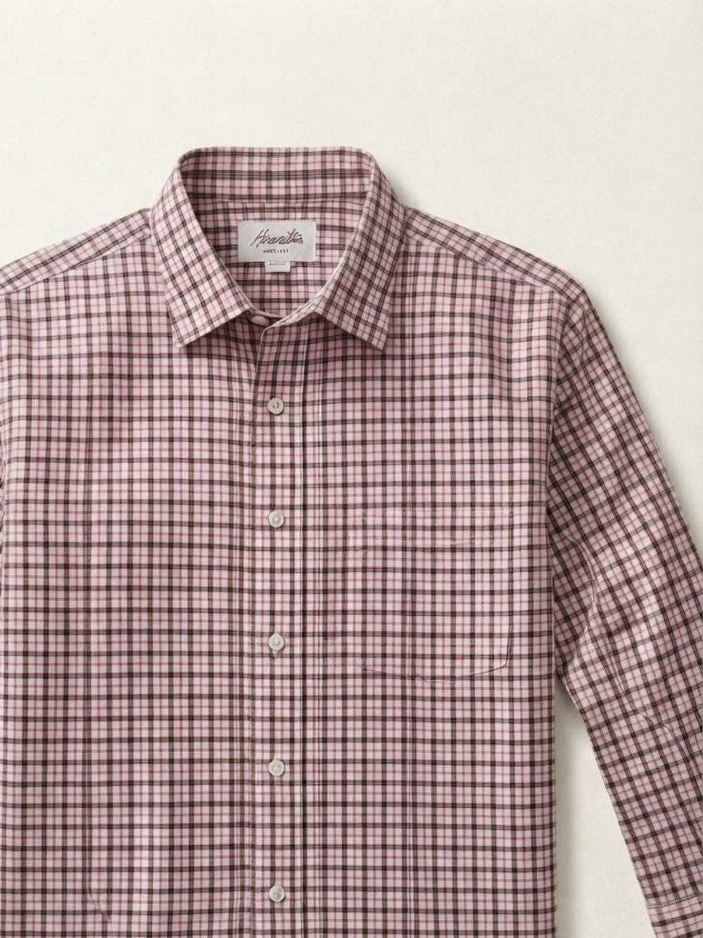 NWOT Hamilton Plaid Button Down Dress Shirt